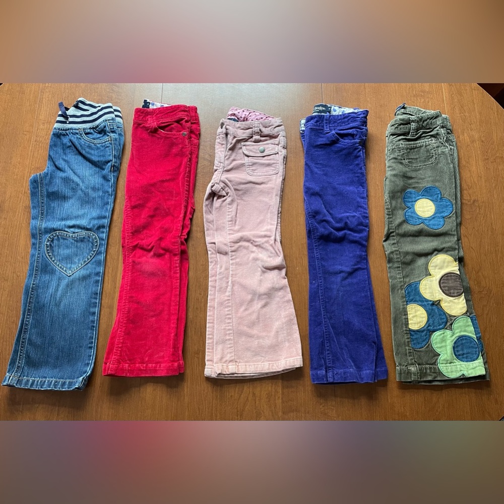 5 Pairs of Mini Boden Jeans - Size 5